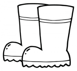Cowboy Boots Clipart Black And White | Clipart Panda - Free Clipart ...