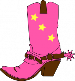 cowboy-boots-clip-art-515479.png | Felt Minnie Mouse | Pinterest ...
