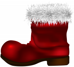 Santa Claus Boot PNG Clip Art Image | Gallery Yopriceville - High ...