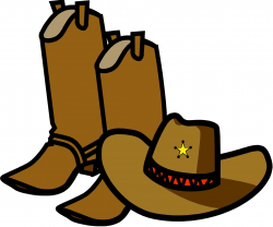 New Cowboy Boot Clipart Design - Digital Clipart Collection