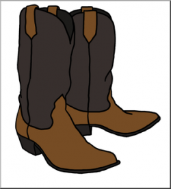 Clip Art: Western Theme: Cowboy Boots Color I abcteach.com | abcteach