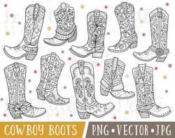 Boot clipart | Etsy