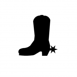 Unique Cowboy Boot Clipart Design - Vector Art Library