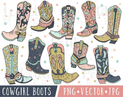 Pink Cowgirl Boot Clipart Cowboy Boot Clipart Cowboy Boot