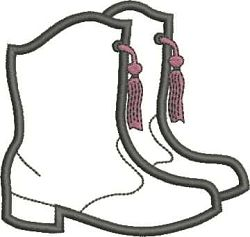 Drill Team Boots Applique - 3 Sizes! | Featured Products | Machine ...