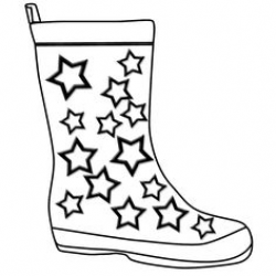 Rain Boots Coloring Page | Clipart Panda - Free Clipart Images ...
