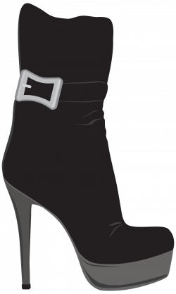 Black Female Boots PNG Clipart - Best WEB Clipart