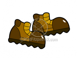 Cartoon Boots Clipart Picture | Royalty Free Hiking Boots Image ...