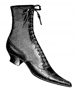 Vintage Clip Art - Ladies Shoes and Boots - The Graphics Fairy