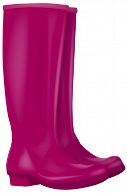 Pink Rubber Boots PNG Clipart Image - Best WEB Clipart