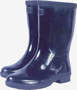 Dark Blue Rain Boots, Rain Gear, Wellies, Rain Boots PNG Image and ...