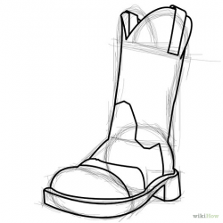 How To Draw A Cowboy Boot Images Pictures - Becuo - Clip Art Library