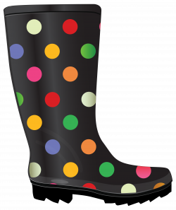 Dotted Rubber Boots PNG Clipart Image | Gallery Yopriceville - High ...