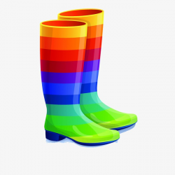 Colored Boots, Wellies, Boots, Boots Child PNG Image and Clipart for ...