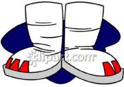 A Pair of Astronaut's Boots - Royalty Free Clipart Picture