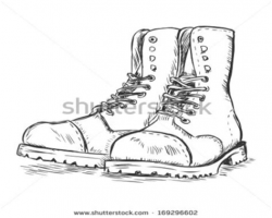 Boot Coloring Page - Costumepartyrun