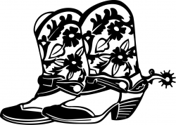 Cowgirl Boot Silhouette at GetDrawings.com | Free for personal use ...