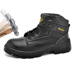 Amazon.com | SAFETOE Mens Safety Boots Work Shoes - M8356B Black ...