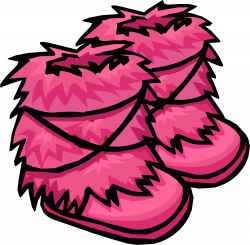 Pink Fuzzy Boots | Club Penguin Wiki | FANDOM powered by Wikia