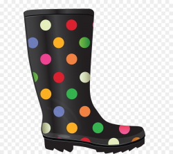Wellington boot Cowboy boot Clip art - Spots boots png download ...
