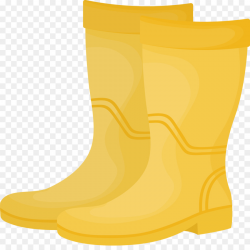 Yellow Wellington boot - Yellow rubber boots png download - 2779 ...