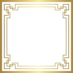 Border Deco Frame PNG Gold Clip Art | Gallery Yopriceville - High ...