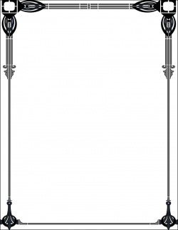Free download Art Deco Border Clipart for your creation. | Art ...