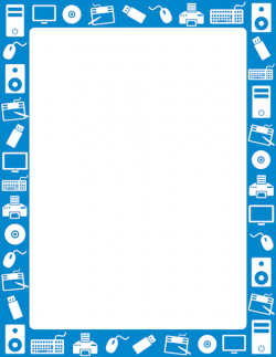 Computer page border. Free downloads at http://pageborders.org ...