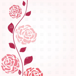 Rose Border Drawing at GetDrawings.com | Free for personal use Rose ...