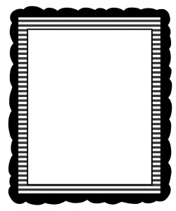 Black and white borders clipart - Clipartix