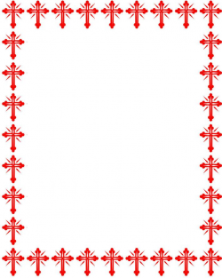 Christian Stationery Borders Clipart