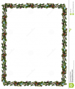 Winter Holiday Borders Clipart