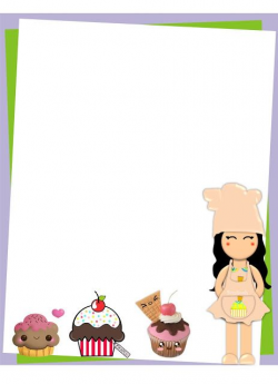 BORDERS FOR KID: GRAPHIC DESIGN COOKING OR COOKING | Decorative ...