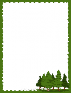 28+ Collection of Trees Clipart Border | High quality, free cliparts ...