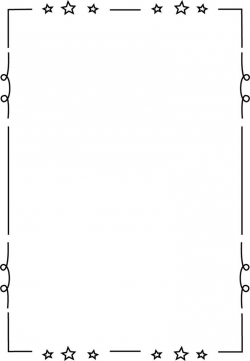 free printable clip art borders for teachers | Loopy Star Page ...