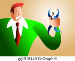 Drawing - Boss is in a bad mood. Clipart Drawing gg69228713 - GoGraph