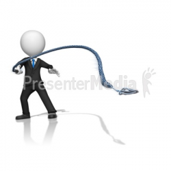 Big Bosses Hovering Over Employee - Presentation Clipart - Great ...