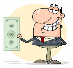 Boss Clipart Image - Wealthy Boss or Business Owner