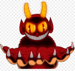 Cuphead Devil Demon Boss Video game - devil png download - 1396*1303 ...