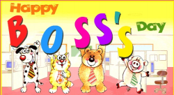Happy Boss's Day Animals Clipart