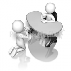 Begging To The Boss - Business and Finance - Great Clipart for ...