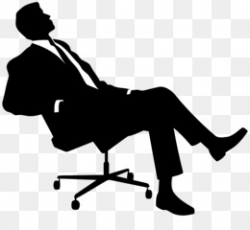 Chair Silhouette Sitting Clip art - boss png download - 2000*1746 ...