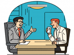 Supervisor And Employee Clipart - Free Clipart