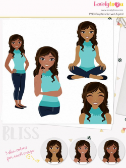 Woman character clipart girl boss illustration fashion | queen bee ...