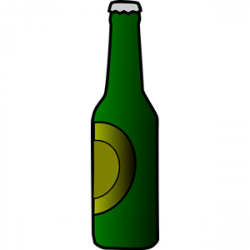 Beer Bottle Cartoon Clipart