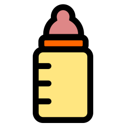 OnlineLabels Clip Art - Baby Bottle Icon