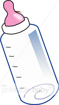 Girl Baby Bottle Clipart | Bottle & Pacifier Clipart