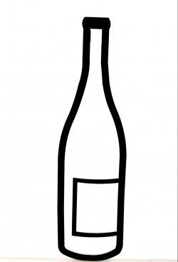 28+ Collection of Wine Bottle Clipart Black And White | High quality ...