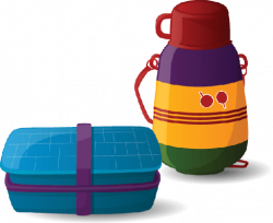 Lunch Box and Water Bottle | Clipart | The Arts | Image | PBS ...