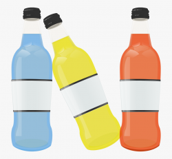 Bottle Clipart Bottled Drink - Plastic Bottles Clip Art ...
